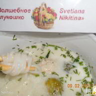 Рецепт Супа сырного с фрикадельками и кедровыми орешками