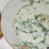 Рецепт Сырного супа французского с грибами