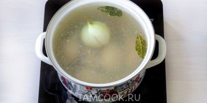 Рецепт сырного супа из плавленного сыра с курицей