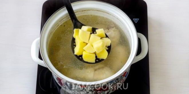 Рецепт сырного супа из плавленного сыра с курицей