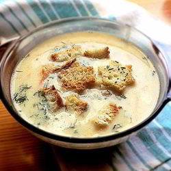 Рецепт Сырного супа по-французски