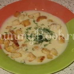 Рецепт Сырного супа-пюре