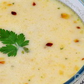 Рецепт Сырного супа с фасолью