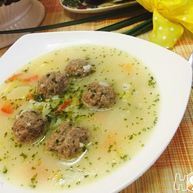 Рецепт Сырного супа с фрикадельками