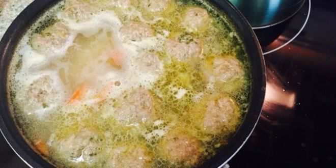 Рецепт сырного супа с фрикадельками