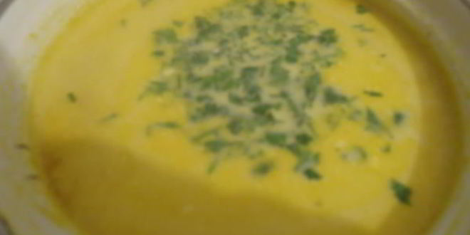 Рецепт сырного супа с горошком