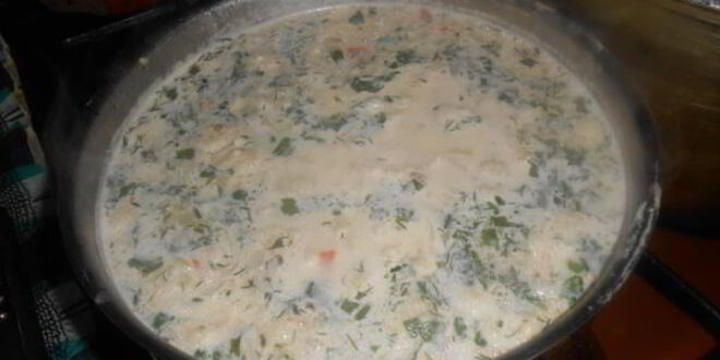 Рецепт сырного супа с грецким орехом