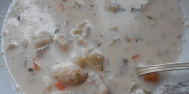 Рецепт сырного супа с грецким орехом