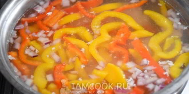 Рецепт сырного супа с курицей и вермишелью