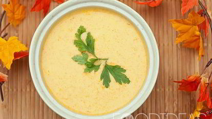 Рецепт Сырного супа со сливками