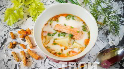 Рецепт Сырного супа в мультиварке