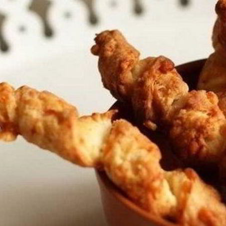 Рецепт Сырных завитков к супу