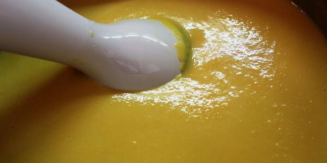 Рецепт тыквенно-сырного суп с пастернаком