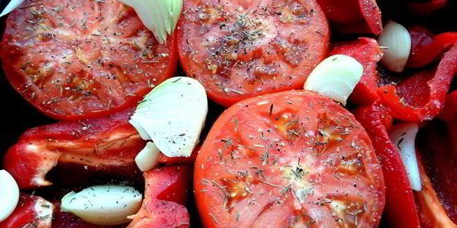 Рецепт томатного супа с перцем и рисом