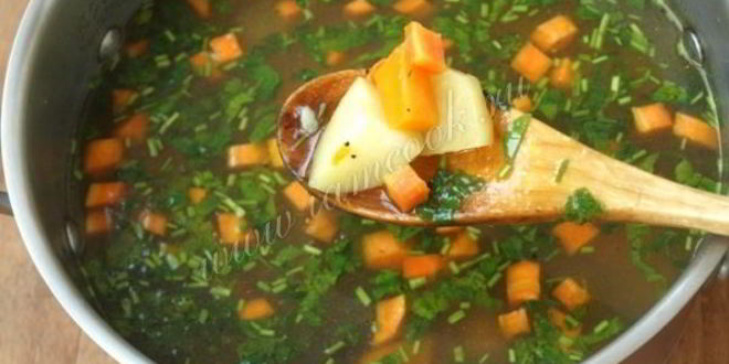 Рецепт тыквенно-морковного суп с маком