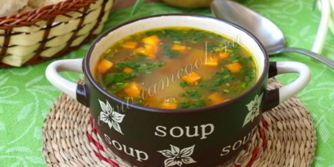 Рецепт тыквенно-морковного суп с маком