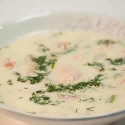 Рецепт Финской ухи с кетой