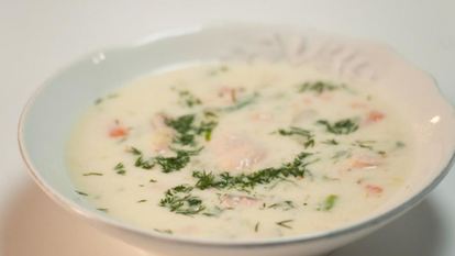 Рецепт Финской ухи с кетой