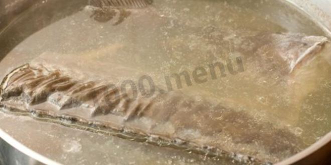 Рецепт рыбного супа уха из осетра