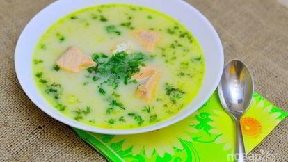 Рецепт Ухи из форели по-фински