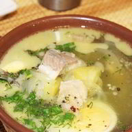 Рецепт Ухи из головы осетра