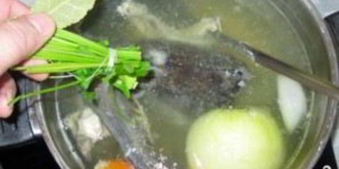 Рецепт ухи из головы осетра