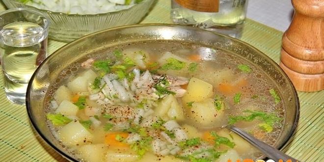 Рецепт ухи из головы семги