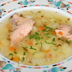 Рецепт Ухи из горбуши