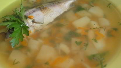 Рецепт Ухи из карася