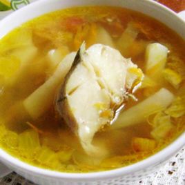 Рецепт Ухи из минтая