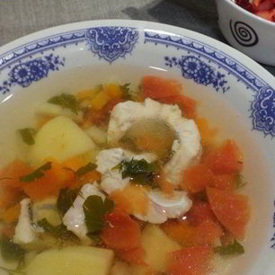 Рецепт Ухи из речной рыбы