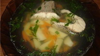 Рецепт Ухи из щуки и филе сома