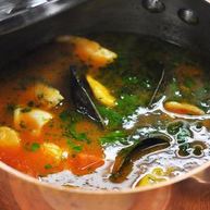 Рецепт Ухи по-итальянски с морепродуктами