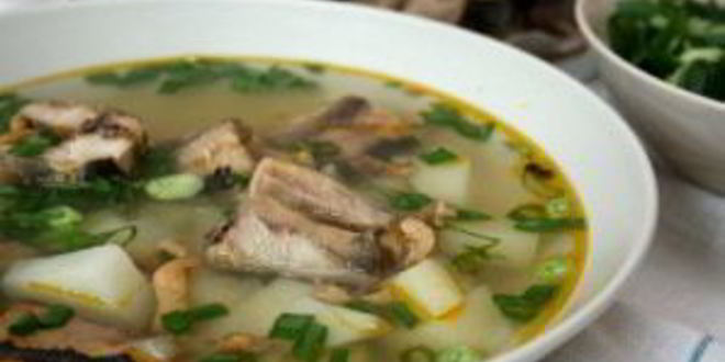 Рецепт ухи с яйцом