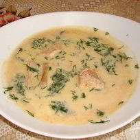 Уха со сливками