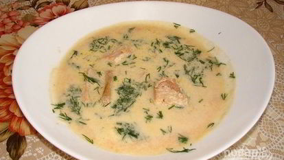 Рецепт Ухи со сливками