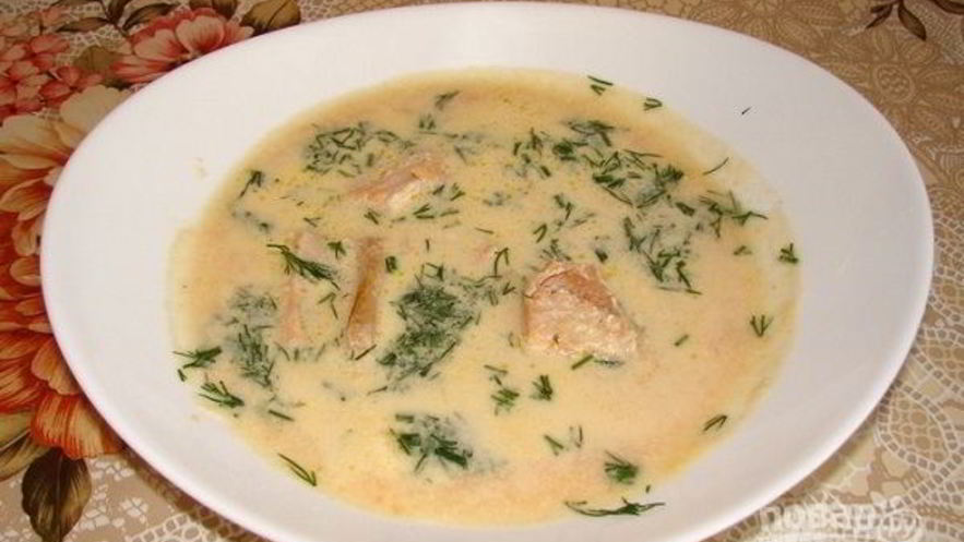 Рецепт ухи со сливками