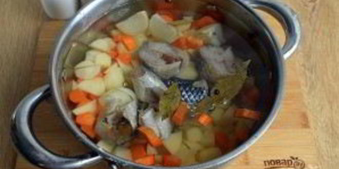 Рецепт ухи в хлебном горшочке