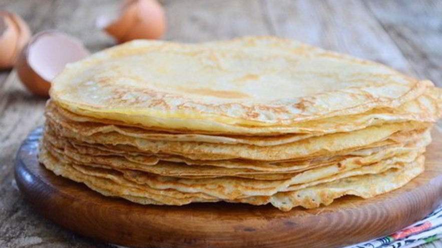 Рецепт ажурных блинчиков на молоке и кефире