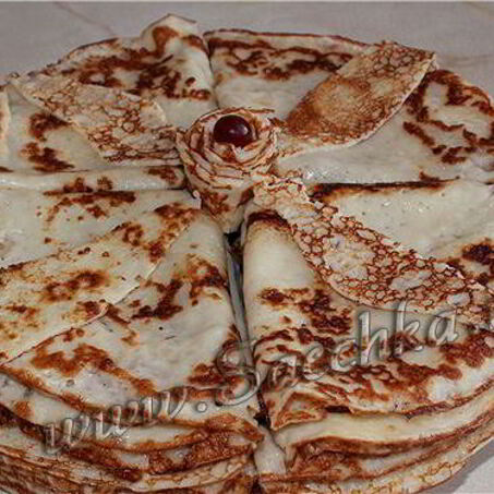 Рецепт Бархатных блинчиков