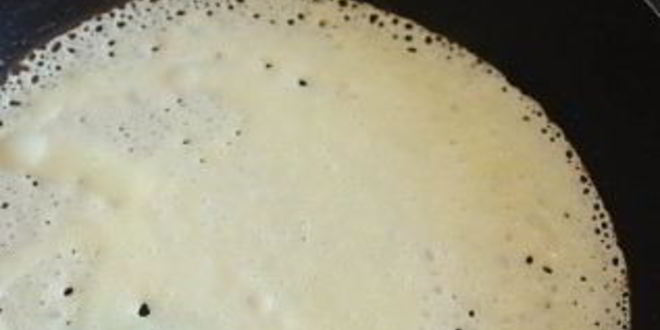 Рецепт блинчиков на молоке с дырочками