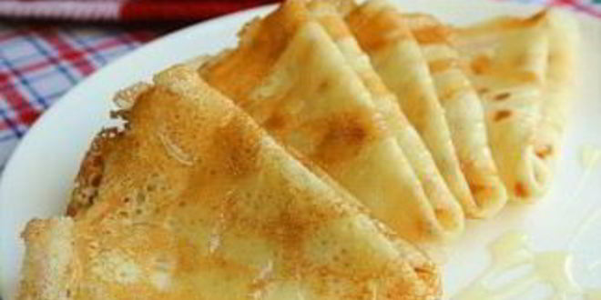 Рецепт блинчиков на молоке с дырочками