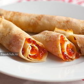 Рецепт Блинчиков с икрой