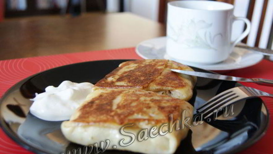 Рецепт блинчиков с капустой