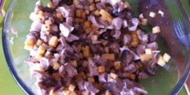 Рецепт блинчиков с куриной грудкой