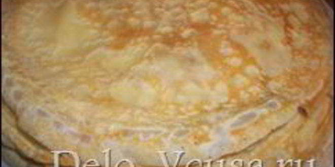 Рецепт блинчиков с куриным филе, грибами и сыром