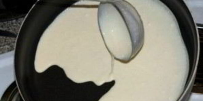 Рецепт блинчиков с моцареллой и красной рыбой