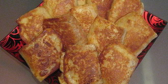 Рецепт блинчиков с тремя начинками