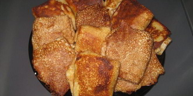 Рецепт блинчиков с тремя начинками