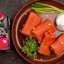 Блинчики со свекольным соком